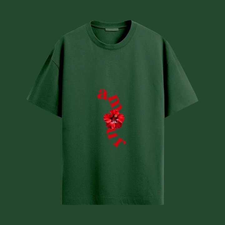 Cute Amour Floral Oversized T-Shirt - Urban Thesis