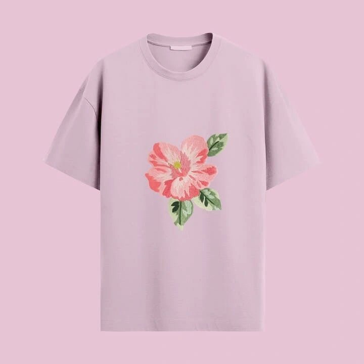 Cute Peach Blossom Oversized T-Shirt - Urban Thesis