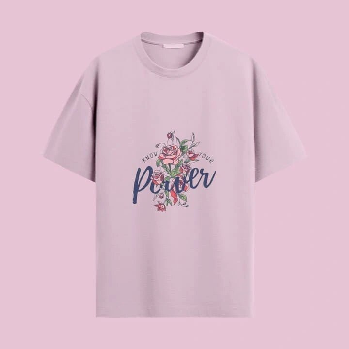 Cute Power Blossom Oversized T-Shirt - Urban Thesis